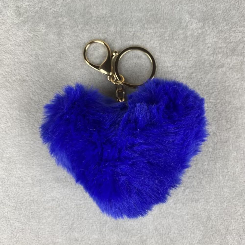 Plush Heart Bag Charm- 10×9×5cm Velvet Hanging Charm for Purses & Bags, Multi-Color Cute Gift Accessory