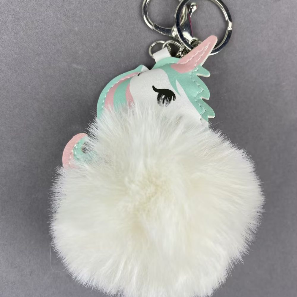 Unicorn plush Pendant keychain