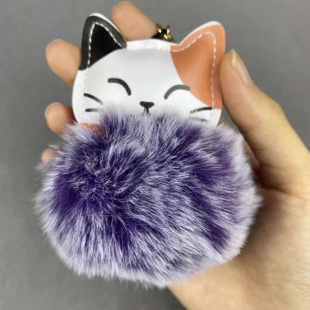 Cat plush Pendant keychain, bagcharm