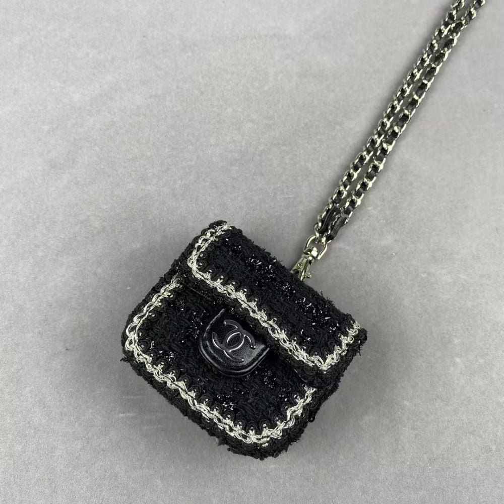 CC Luxury Rhombus Chain Mini Bag AirPods Case