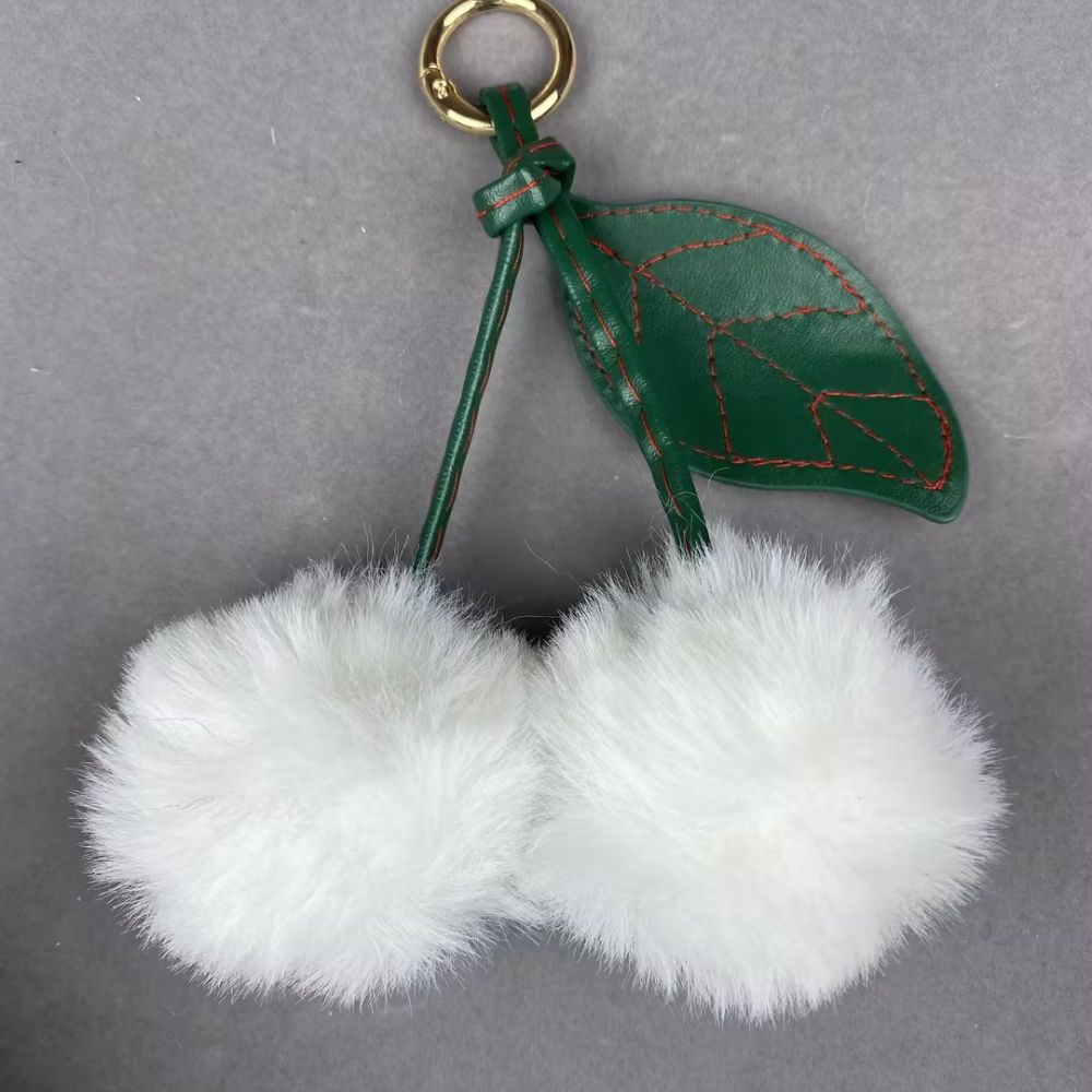 Cherry plush Pendant keychain