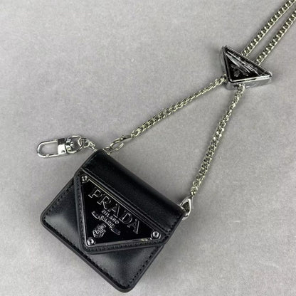 PRAD-A Triangle Badge Mini Bag AirPods Case