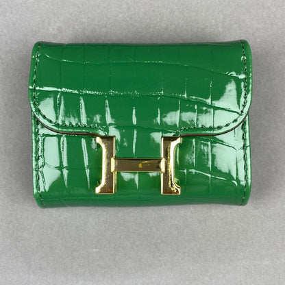 Mini Constance_Crocodile Skin Grain, Cardholders