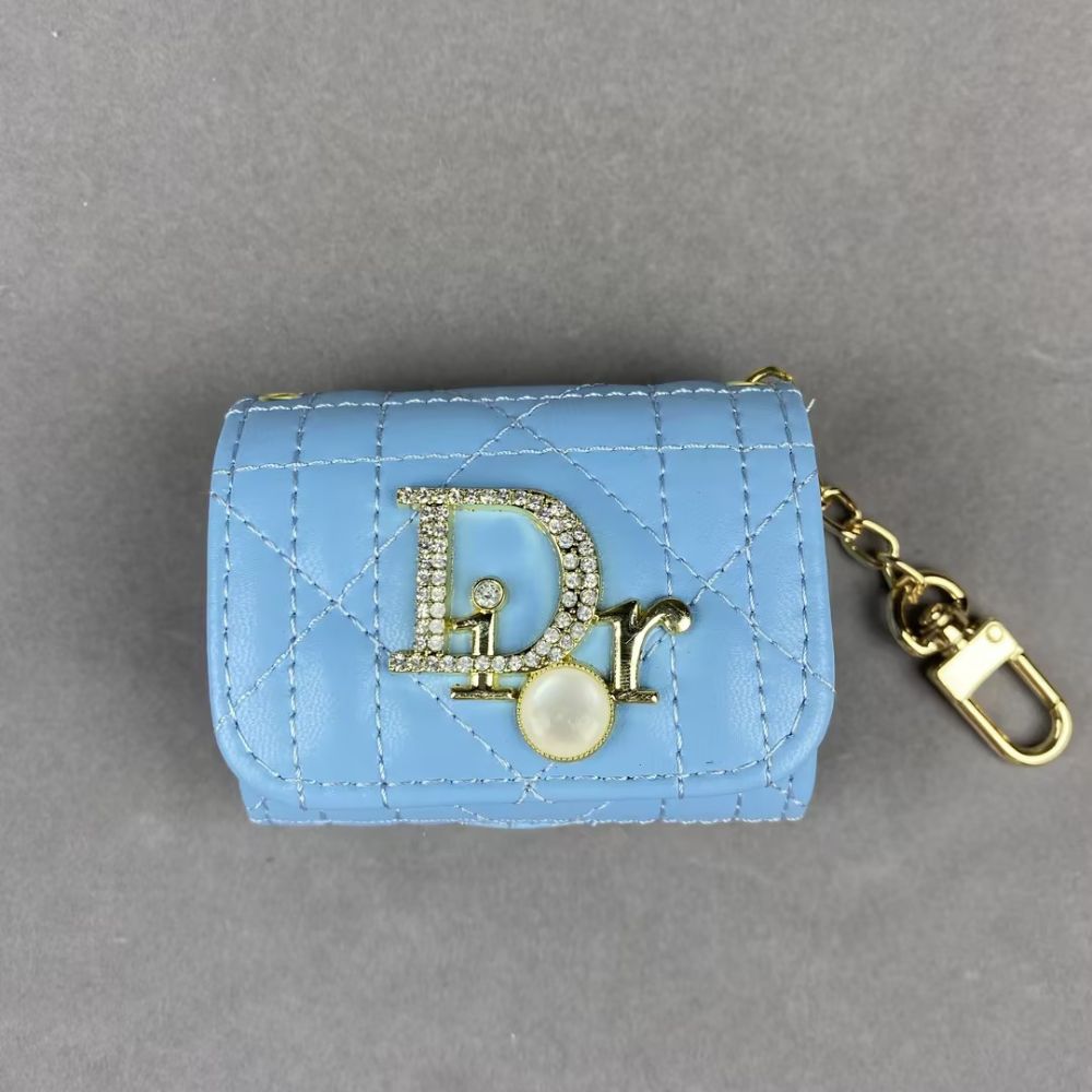 Dio-r Luxury Mini Bag AirPods Case Diamond Logo