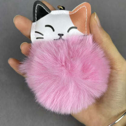 Cat plush Pendant keychain, bagcharm
