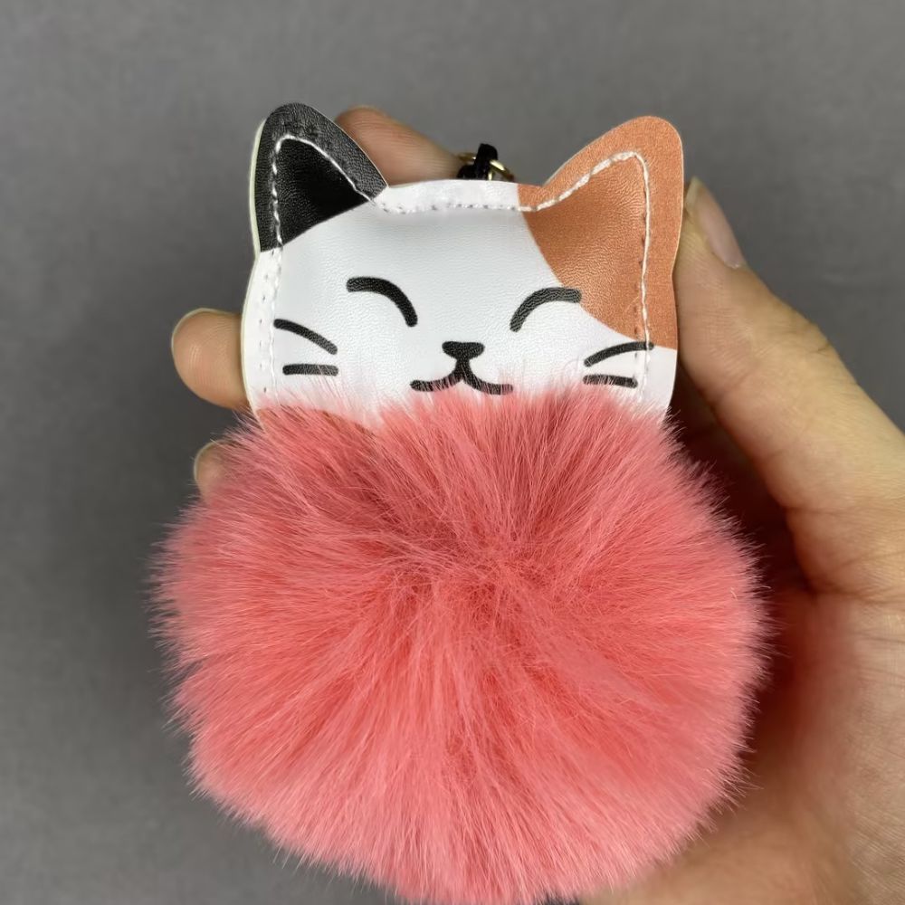 Cat plush Pendant keychain, bagcharm
