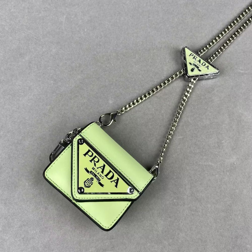 PRAD-A Triangle Badge Mini Bag AirPods Case