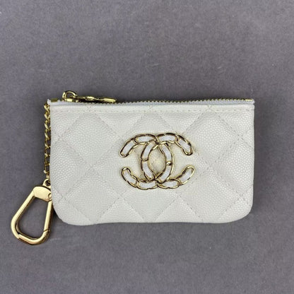 Chan-el Mini Crocodile Skin Grain, Cardholders