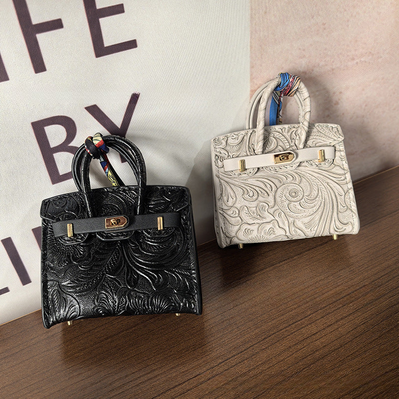 Mini Birkin_Embossed Printing, Auspicious Clouds Grain, Premium Quality