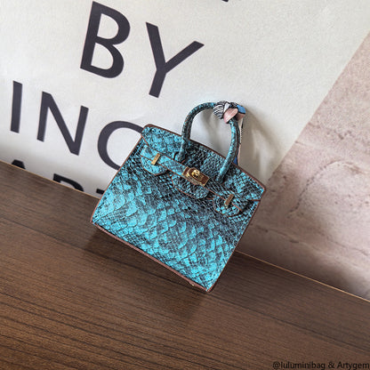 Mini Birkins_Snake Skin Pattern, Sellier