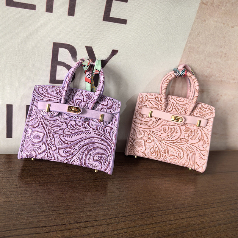 Mini Birkin_Embossed Printing, Auspicious Clouds Grain, Premium Quality