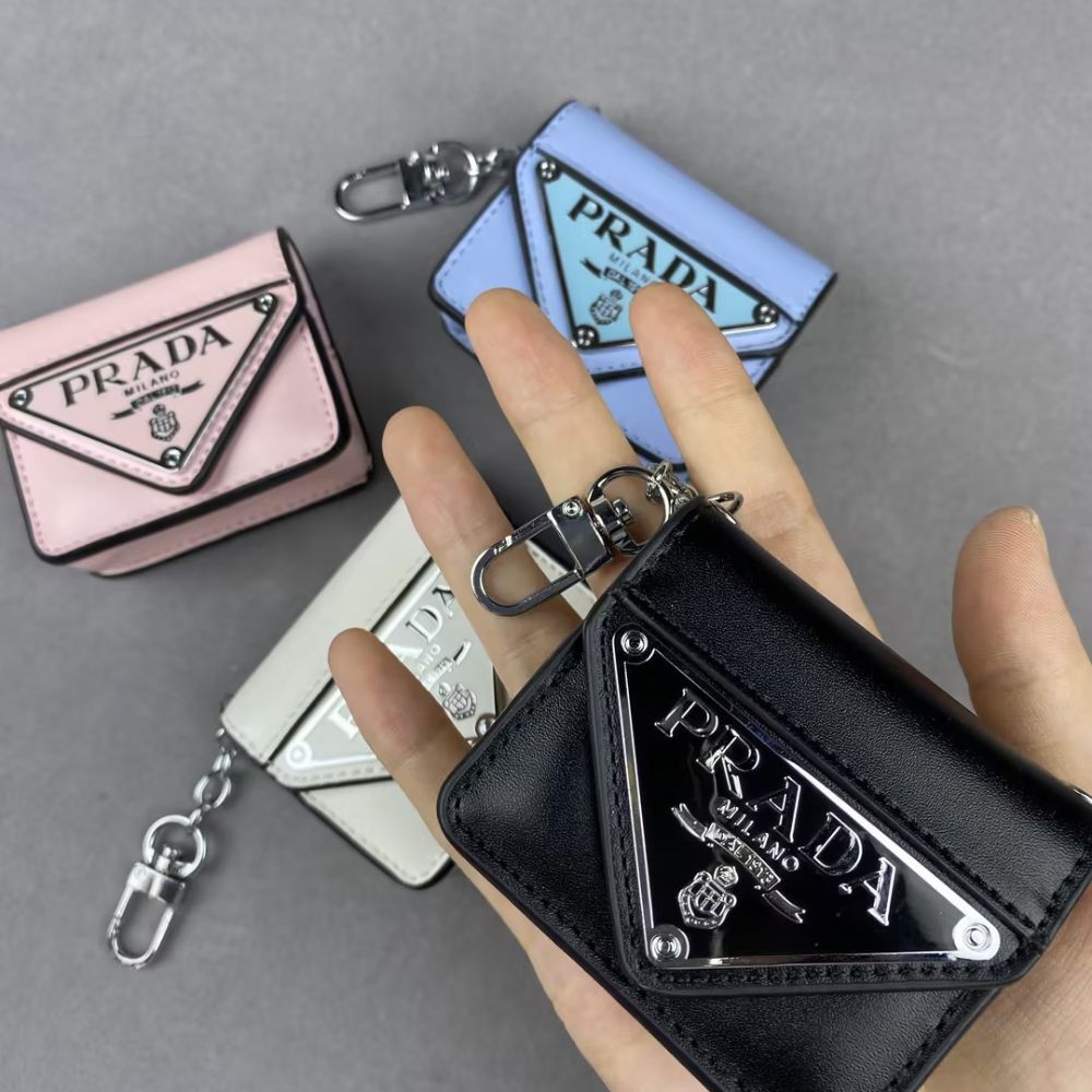 PRAD-A Triangle Badge Mini Bag AirPods Case