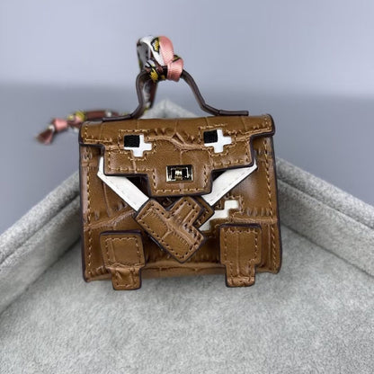 Mini Kelly Doll_Earphone Case Bag, Mini Bag, Bag Charm