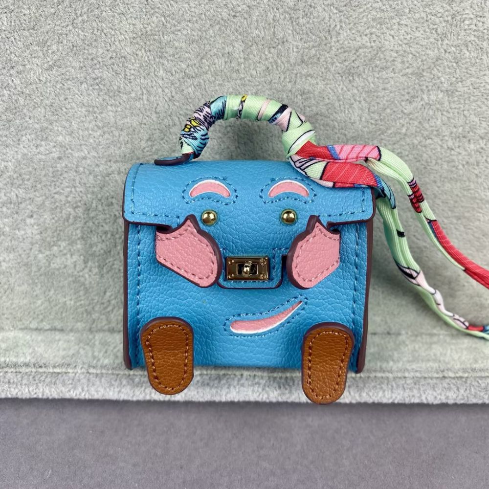 Mini Kelly Doll_Earphone Case Bag, Mini Bag, Bag Charm
