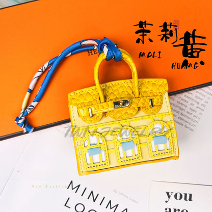 Mini Birkin House_Suede Leather, Smooth Feeling, Premium Design