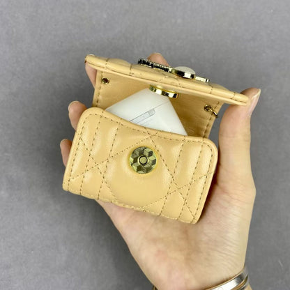 Dio-r Luxury Mini Bag AirPods Case Diamond Logo