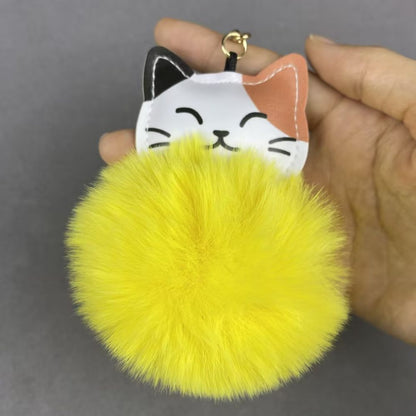 Cat plush Pendant keychain, bagcharm
