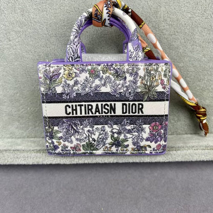 CHTIRAISN/CHTIRASIN DIO-R Flower Print Lody Dio-r Mini Tote