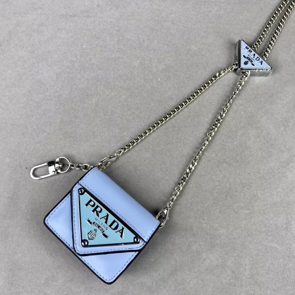 PRAD-A Triangle Badge Mini Bag AirPods Case