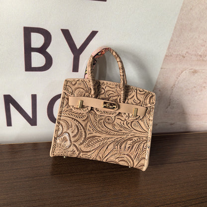 Mini Birkin_Embossed Printing, Auspicious Clouds Grain, Premium Quality