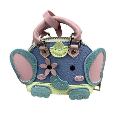 Handcrafted Genuine Lambskin Animal Charm A timeless miniature sculpture for your keys or bag! Meticulously hand-sculpted from buttery-soft lambskin leather, this 3D elephant or whale charm (7×6×2.5cm) combines artistry with everyday elegance.  Key Detail