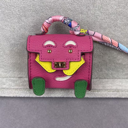 Mini Kelly Doll_Earphone Case Bag, Mini Bag, Bag Charm