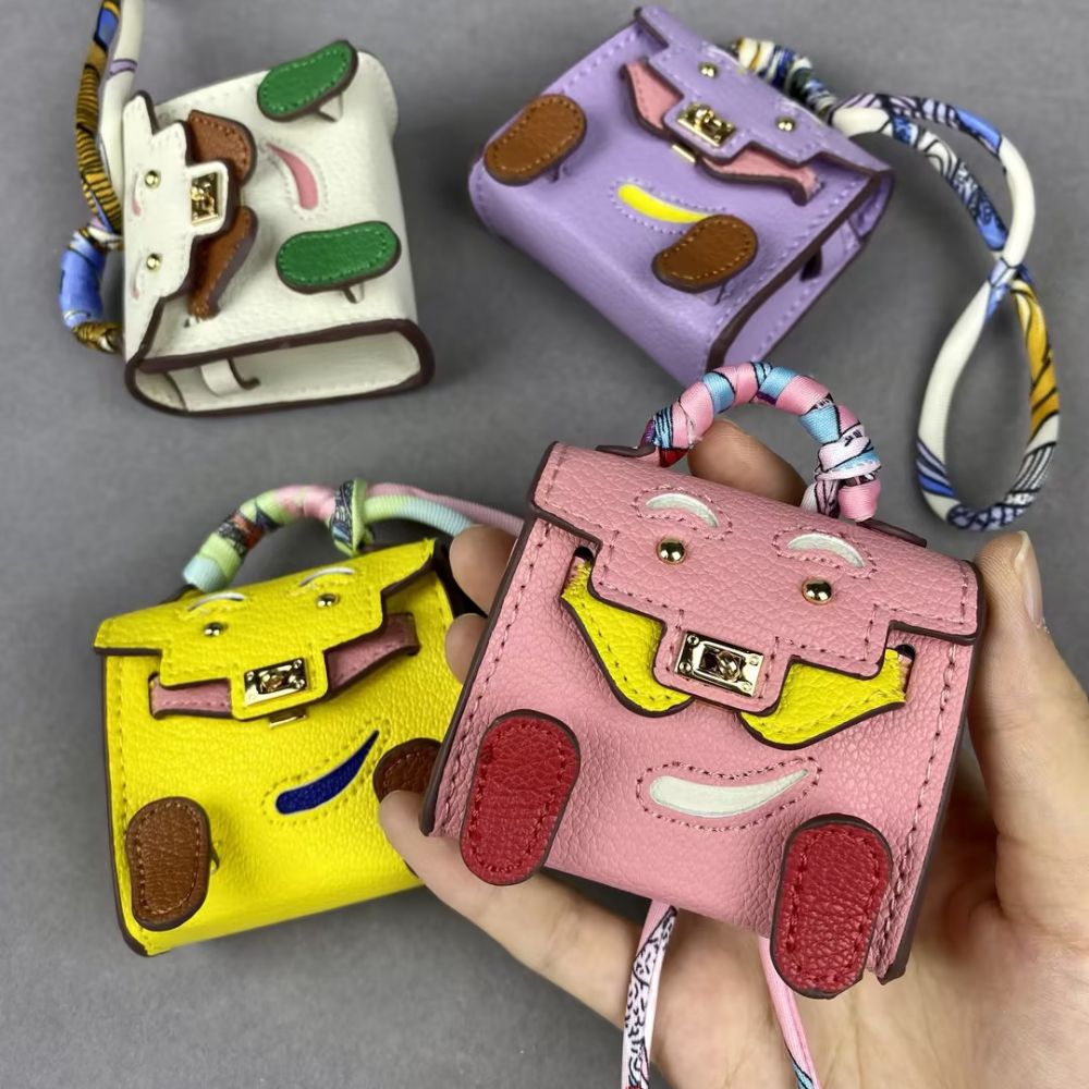 Mini Kelly Doll_Earphone Case Bag, Mini Bag, Bag Charm