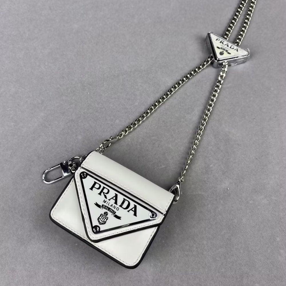 PRAD-A Triangle Badge Mini Bag AirPods Case