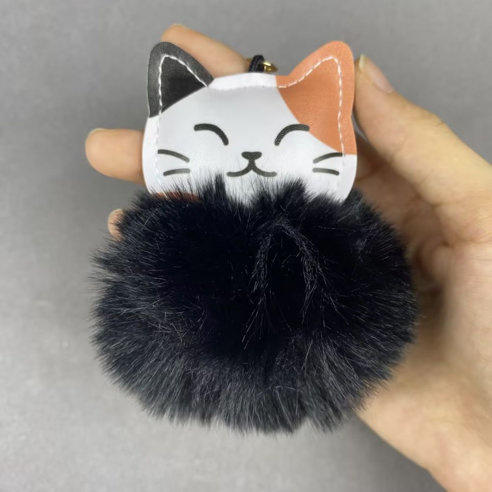 Cat plush Pendant keychain, bagcharm