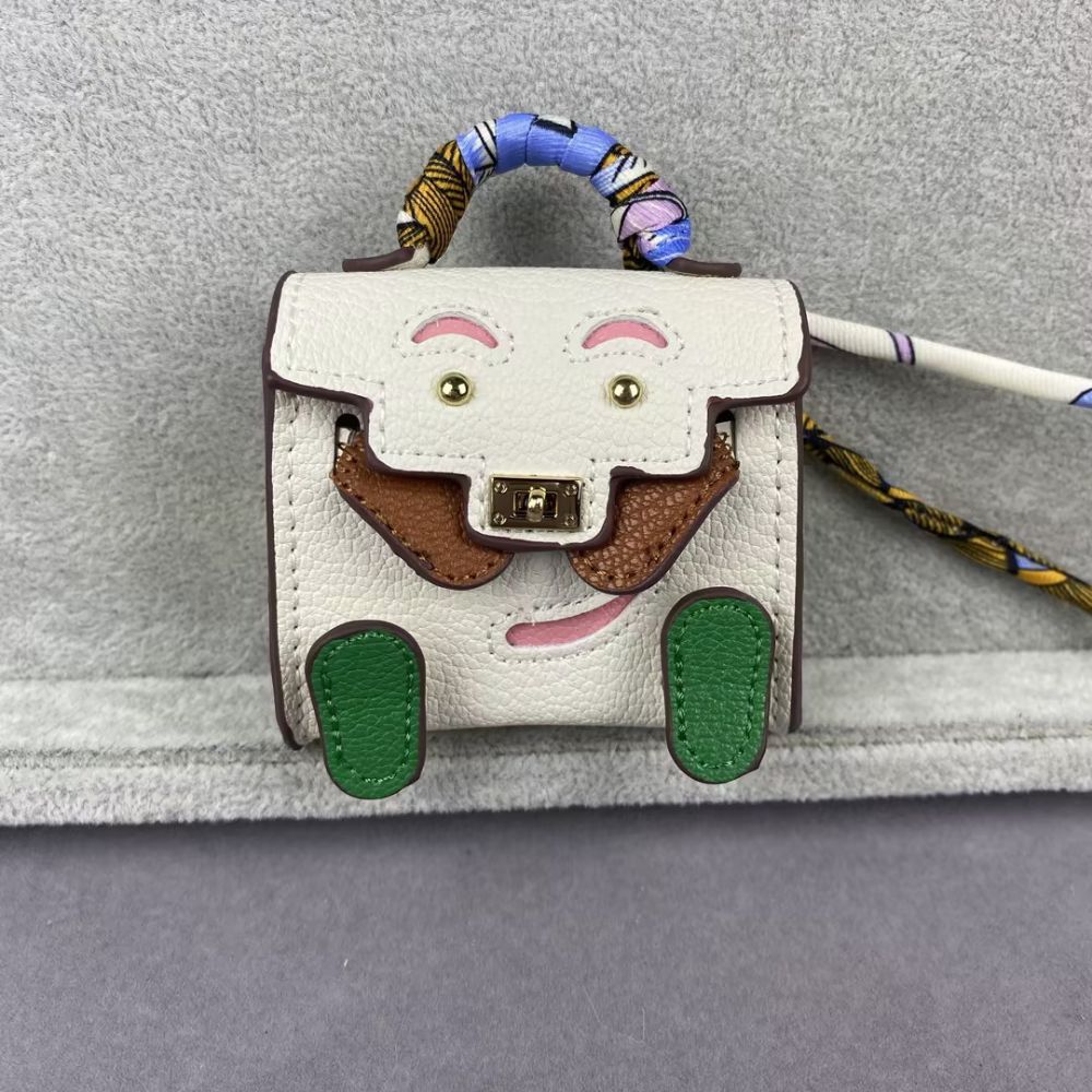 Mini Kelly Doll_Earphone Case Bag, Mini Bag, Bag Charm