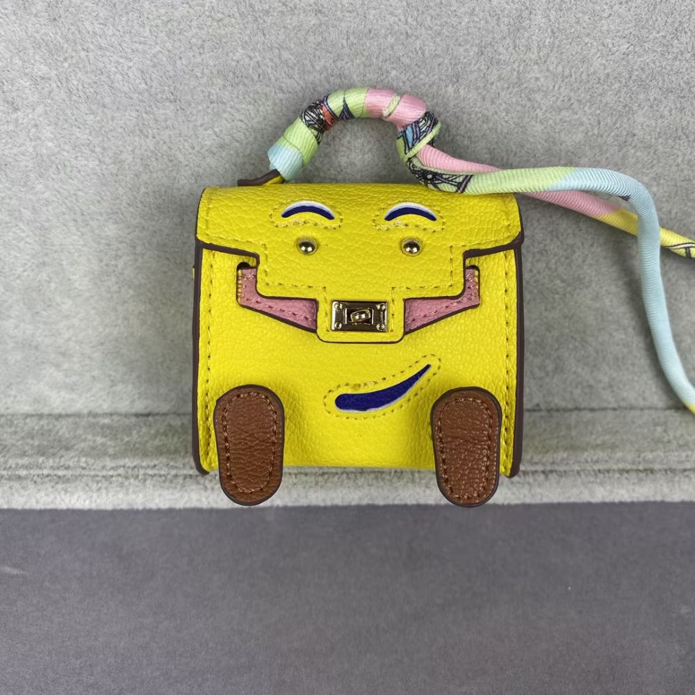 Mini Kelly Doll_Earphone Case Bag, Mini Bag, Bag Charm