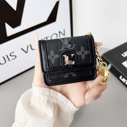 LV AirPodsケースバッグ ミニバッグチャーム クラシックフラワープリント