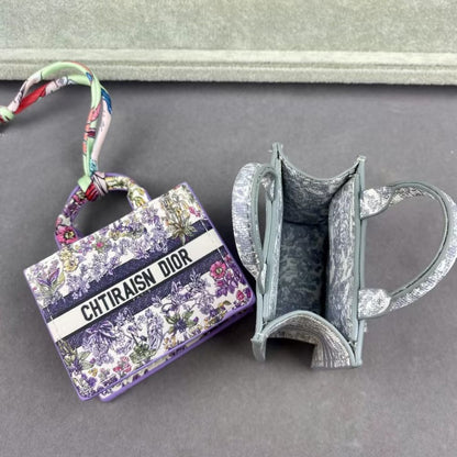 CHTIRAISN/CHTIRASIN DIO-R Flower Print Lody Dio-r Mini Tote