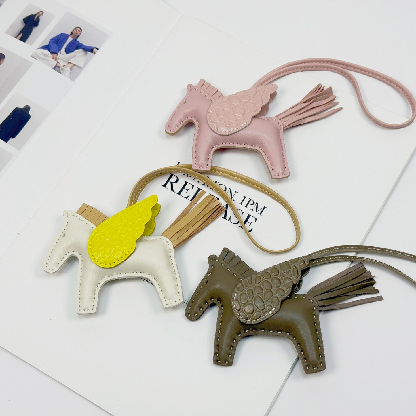 【Genuine Leather】Pony Charm Horse Charm Bag Charm