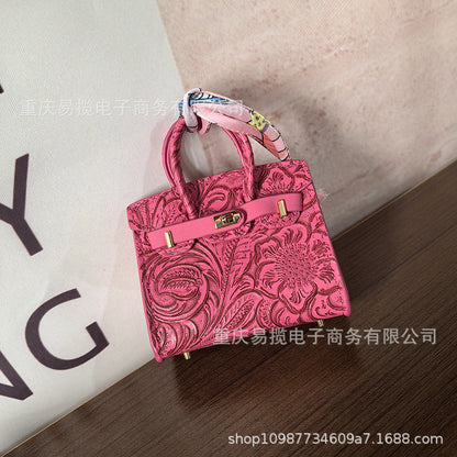 Mini Birkin_Embossed Printing, Auspicious Clouds Grain, Premium Quality