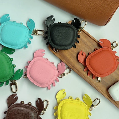 Cute Little Crab Bag Charm | Wireless Bluetooth Headphones Case Holder – Keychain Coin Purse for Lip Balm, Keys & Coins – Car Ornament & Small Pouch Gift for Her