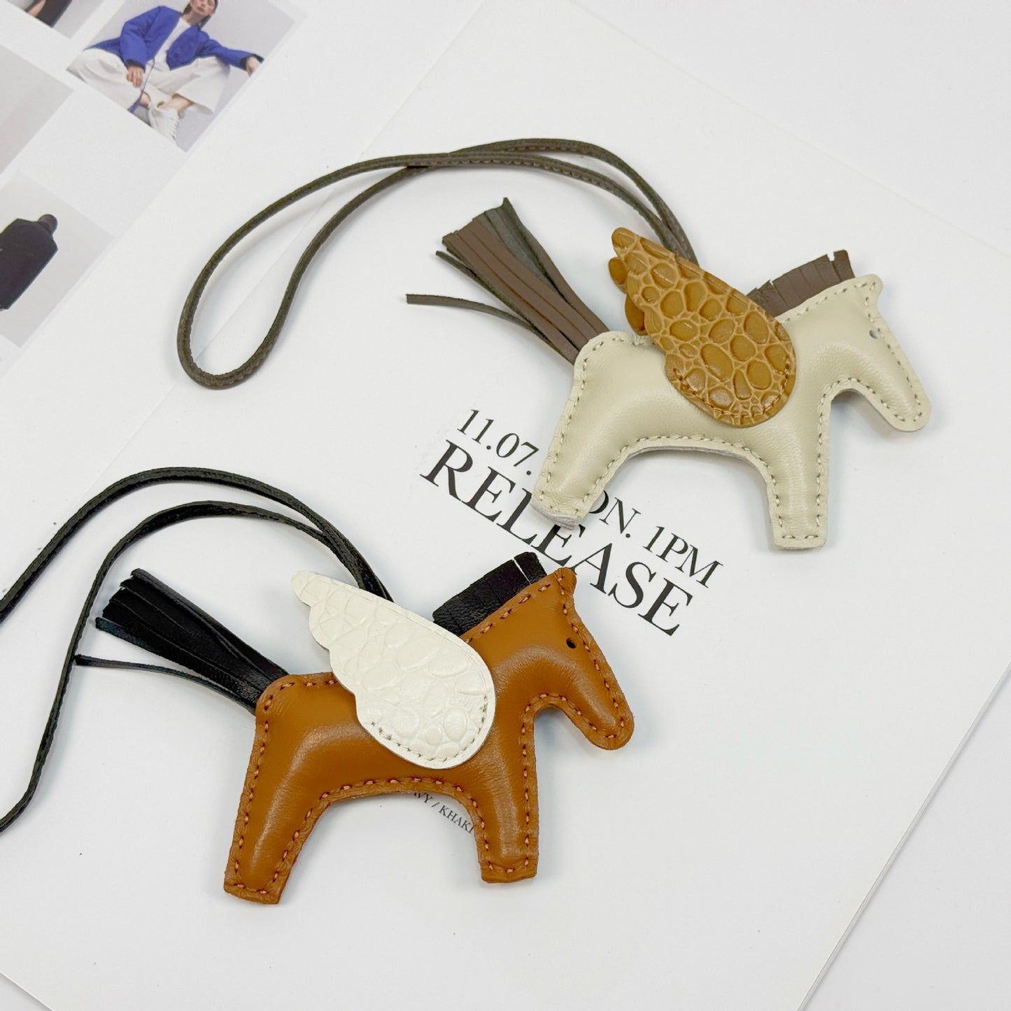 【Genuine Leather】Pony Charm Horse Charm Bag Charm