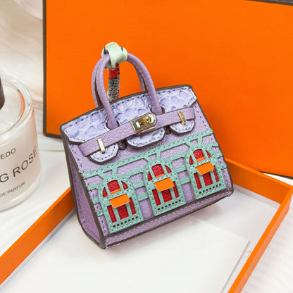 New fashionable mini small house bag pendant small bag cute bag pendant mouth red envelope earphone bag car key bag