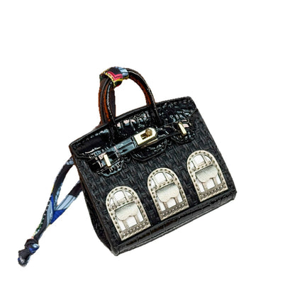 New fashionable mini small house bag pendant small bag cute bag pendant mouth red envelope earphone bag car key bag