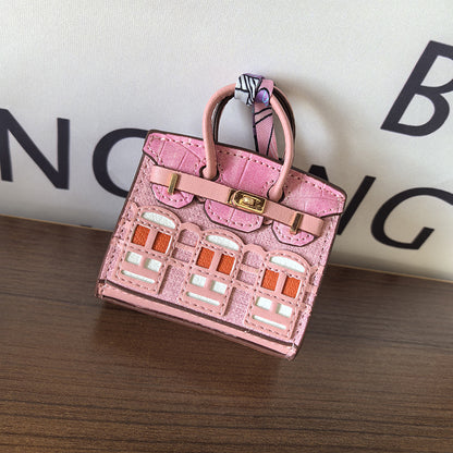 Mini Birkin House_Classic Leather, Jeans Leather