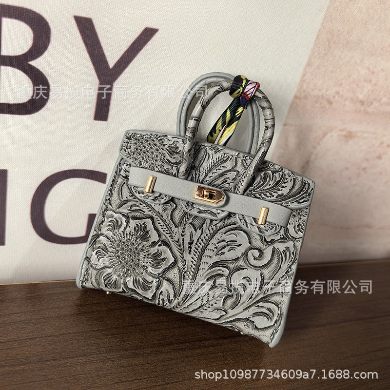 Mini Birkin_Embossed Printing, Auspicious Clouds Grain, Premium Quality