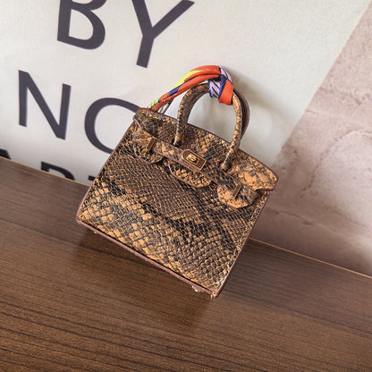 Mini Birkins_Snake Skin Pattern, Sellier