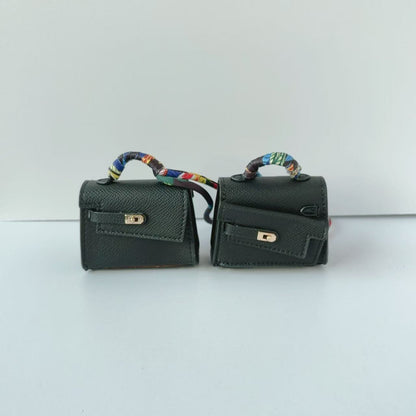 Mini double-sided irregular bag pendant bluetooth headset protective case new creative car pendant