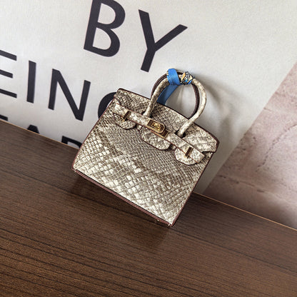 Mini Birkins_Snake Skin Pattern, Sellier