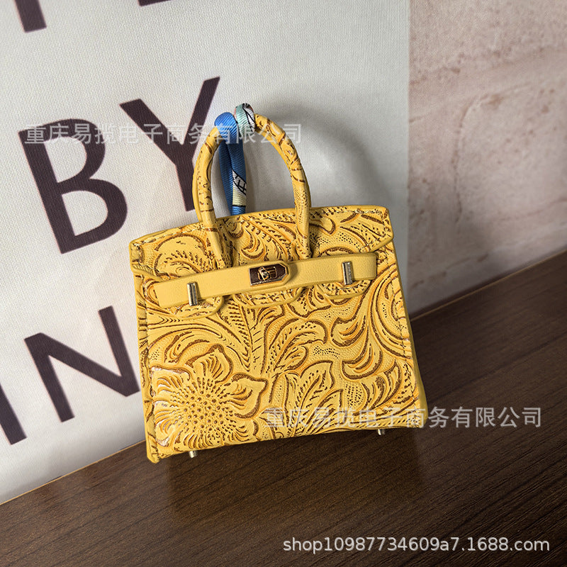 Mini Birkin_Embossed Printing, Auspicious Clouds Grain, Premium Quality