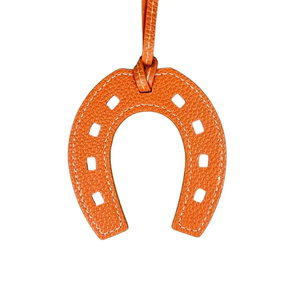 Handmade Leather Horse Head & Horseshoe Charms Set-Premium Thick Leather-Mix & Match Colors-PU Leather-Ideal Bag Accessory