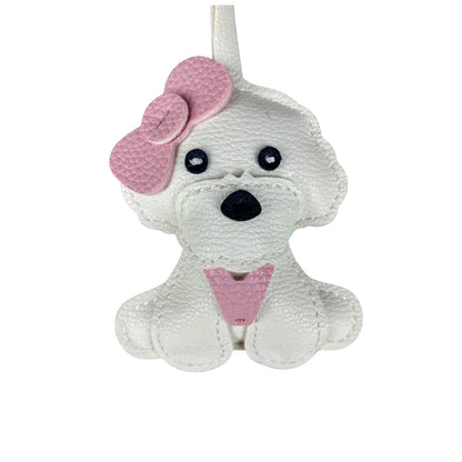 Portable Pup Squad! Leather Dog Bag Charms | Mix & Match with Attached Rings/Cords | Carry One for Daily Joy-PU Leather