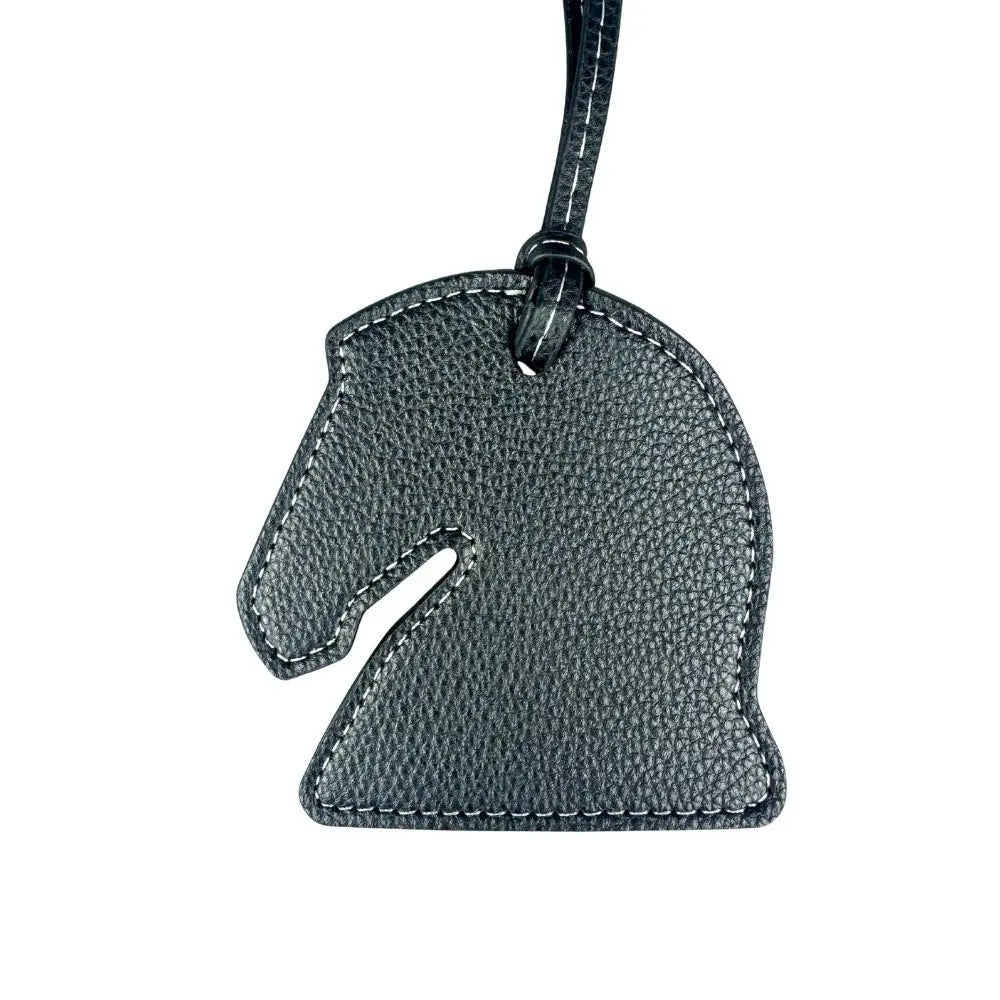 Handmade Leather Horse Head & Horseshoe Charms Set-Premium Thick Leather-Mix & Match Colors-PU Leather-Ideal Bag Accessory