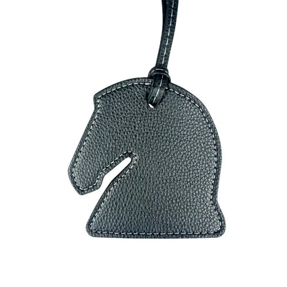 Handmade Leather Horse Head & Horseshoe Charms Set-Premium Thick Leather-Mix & Match Colors-PU Leather-Ideal Bag Accessory