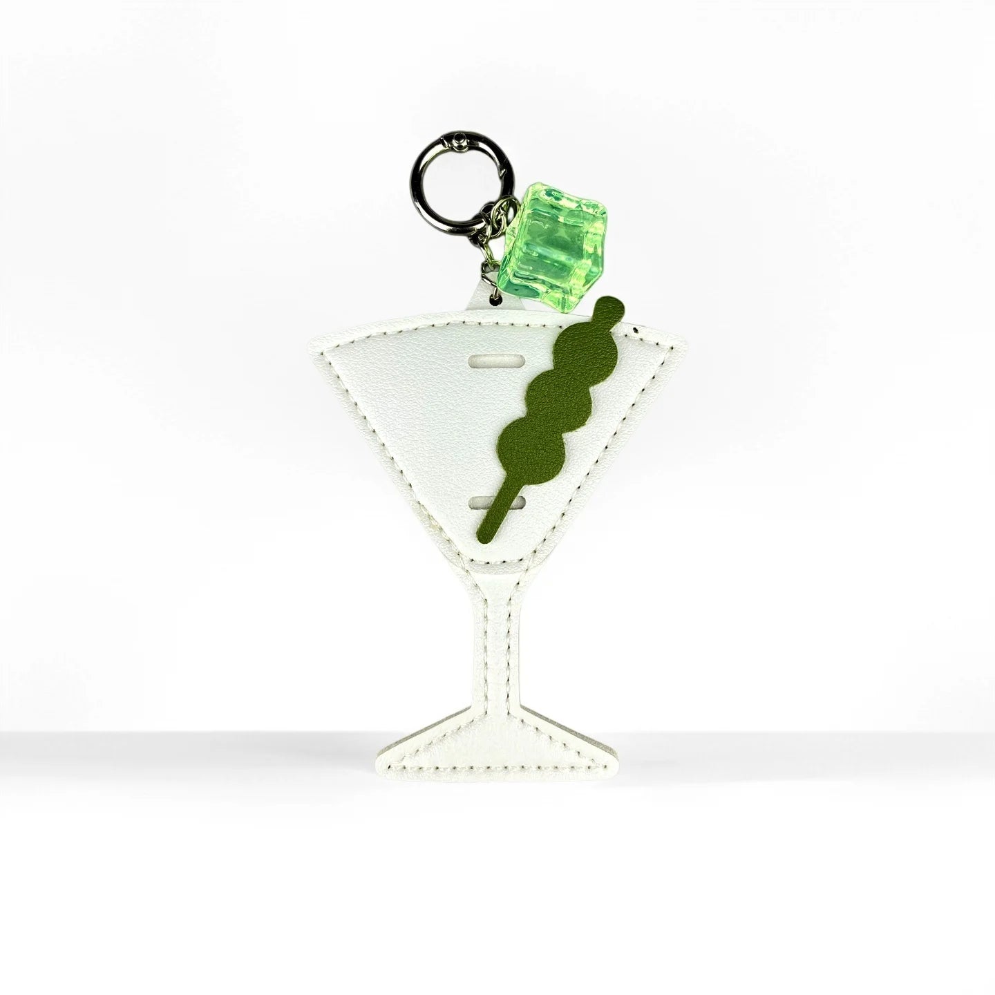 4 Pcs Summer Beach Style PU Leather/Eva Keychain/Bag Charm-Coconut Tree/Durian/Cubes/Crocs Shoes/Cocktail-Bag Accessories/Gift